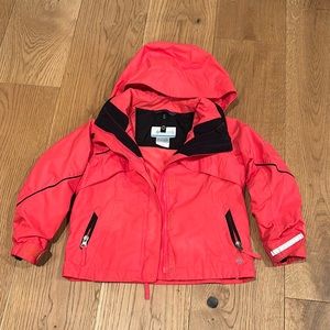 Boys excellent 4T nylon shell/nylon lining rain jacket Hardly worn!